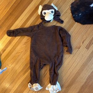 California Costumes Brown and Cream Monkey Footie